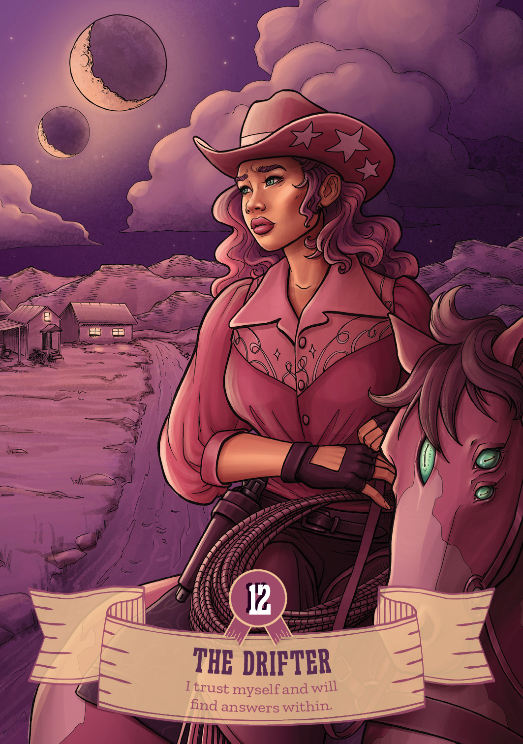 Cowgirls and Aliens Oracle Cards